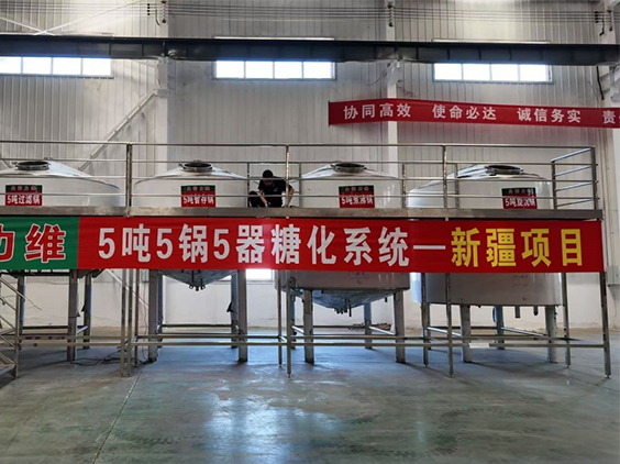 梁子湖精酿啤酒设备厂—5吨精酿啤酒设备—新疆项目